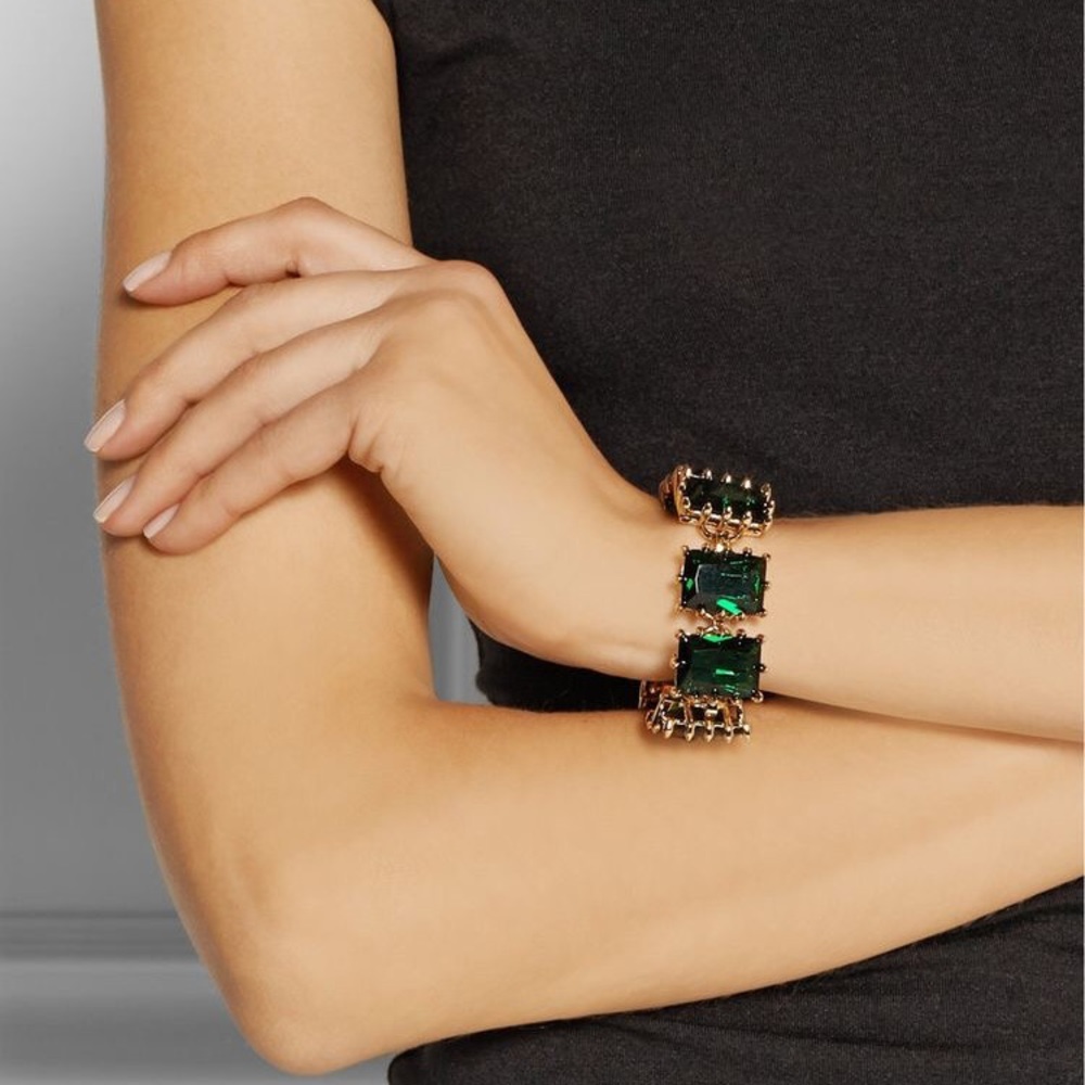 Eddie Borgo Large Rectangle Estate Bracelet